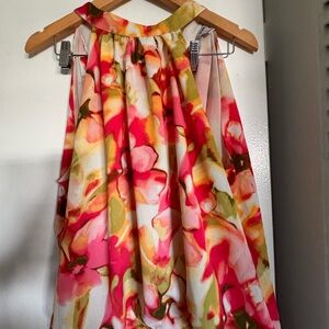 Floral Halter blouse